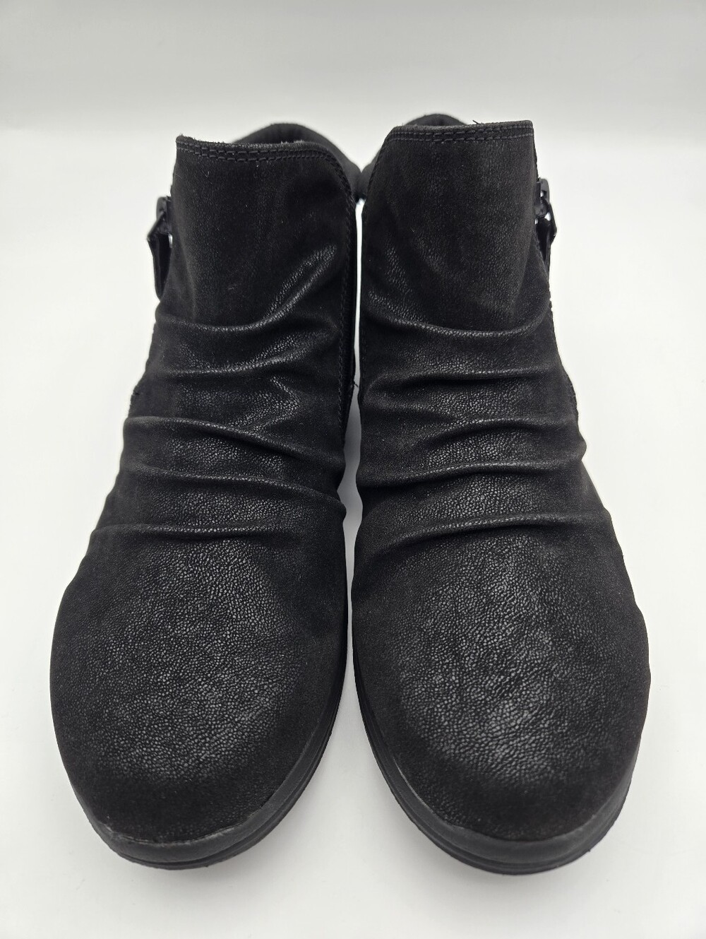 NEW Clarks Breeze Path Black Side Zip Ankle Booties Boots Shoes Womens Size 8 - Picture 4 of 14